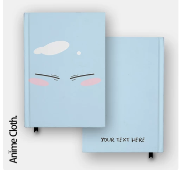 Buku Catatan Rimuru Slime Face Anime Custom Notebook Agenda Jurnal