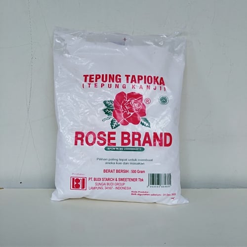 Tepung Tapioka / Tepung Kanji Rose Brand 500 gram (20pcs)