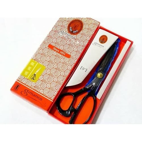 Gunting Potong Bahan Kain - Tailor Scissors SIMANCO 9- SL9