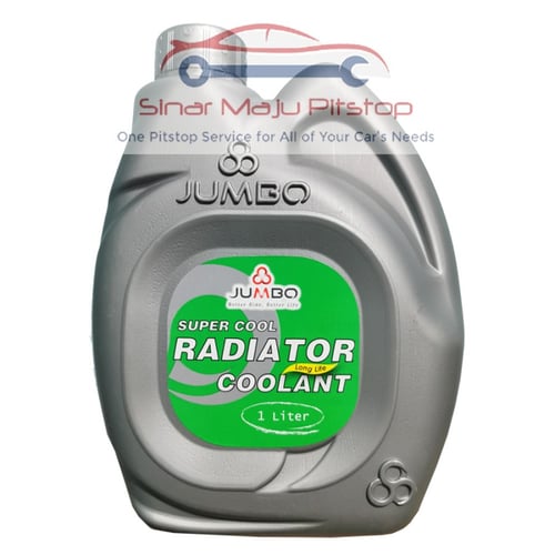 Jumbo Super Cool Radiator Coolant 1 Liter Original - Cairan Pendingin Radiator Mobil & Motor