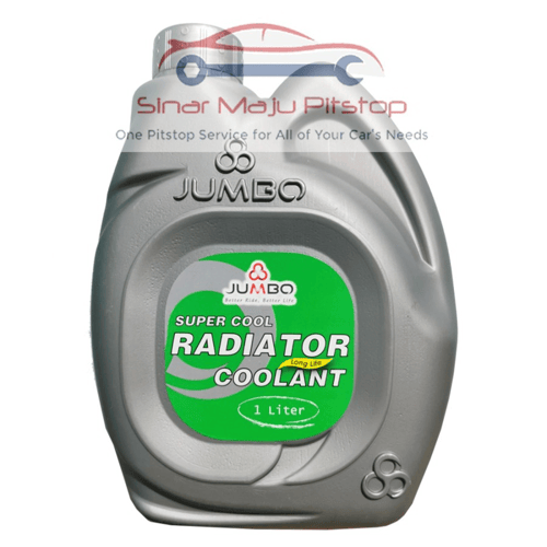 Air Pendingin Radiator Motor Warna HIJAU - JUMBO SUPER COOLANT 1 Liter Original