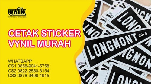 Cetak Sticker Murah/ Sticker Promosi/ Sticker Makanan