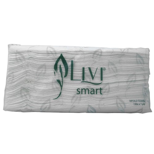 LIVI Hand Towel 150 Sheet (24 Pack/Dus)