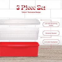 Tafura Microwave Pasta Cooker with Double Straining System