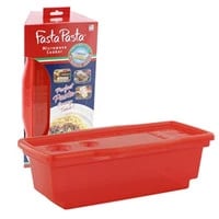 Microwave Pasta Cooker The Fasta Pasta Red No Mess Sticking or