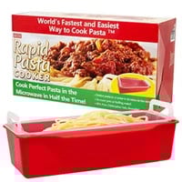 Rapid Pasta Cooker Microwave Any Pasta in Half the Time Perfect fo