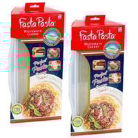 Fasta Pasta 2 Pack Microwave Pasta Container Cooker