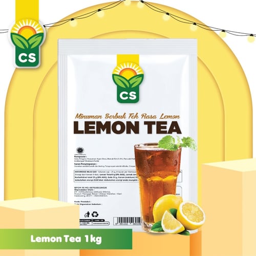 Bubuk Minuman Lemon Tea Powder  (Gula Asli) 1 kg - CS FOOD