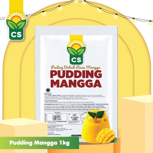 Bubuk Instant Silky Pudding Mangga 1 kg - CS FOOD