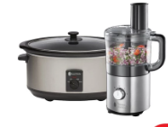 Bundling Russell Hobbs Compact Food Processor - Slow Cooker 6L