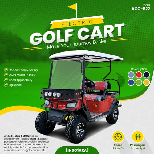 Mobil Golf Listrik / Electrick Golf Cart Altifa - AGC B22