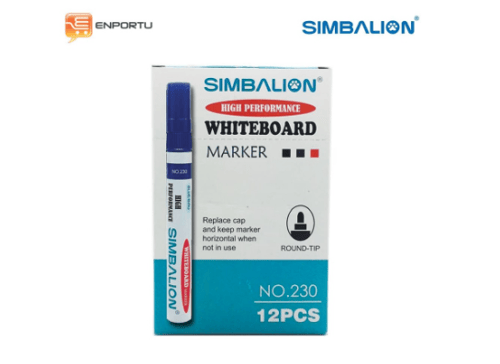 Simbalion Spidol Whiteboard No.230 Blue - 1 Lusin