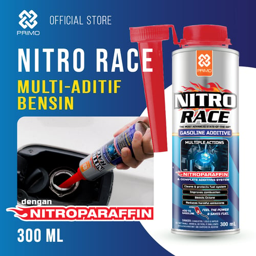 Aditif Bensin PRIMO NITRO RACE Octane Booster 300 mL