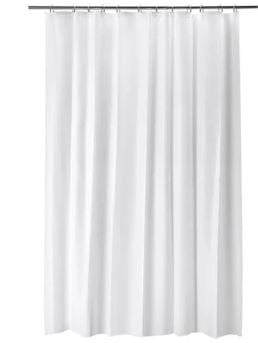 Shower Curtain 180x180 putih / tirai kamar mandi putih /gorden