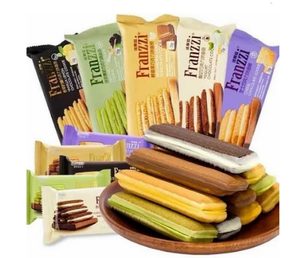 Biskuit Sunssi Franzzi Cookie Vanila Lemon Matcha