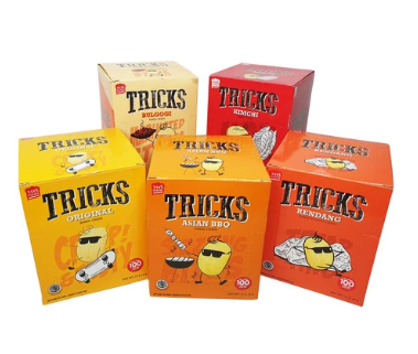 Biskuit Snack Trick Potato Baked Chips box isi 10