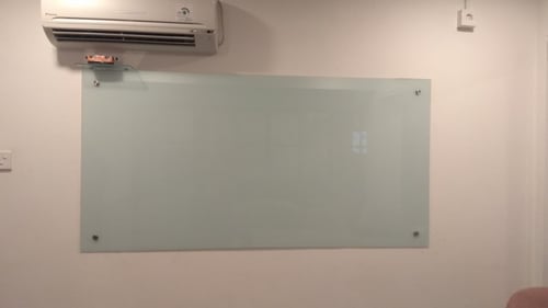 Glass board White Papan tulis kaca putih