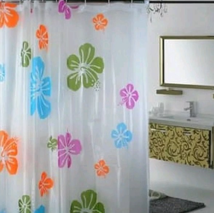 Tirai Gorden Kamar Mandi Anti Air/Shower Curtain Gorden asli