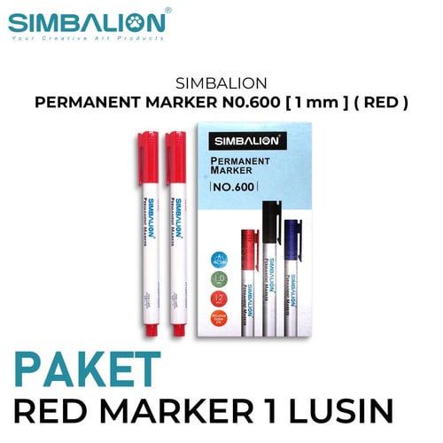 Simbalion Permanent marker No.600 1mm - 1 Lusin