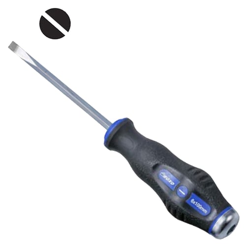 BOXO Go Through Slotted Screwdriver 5x100 mm SCW1610-05100