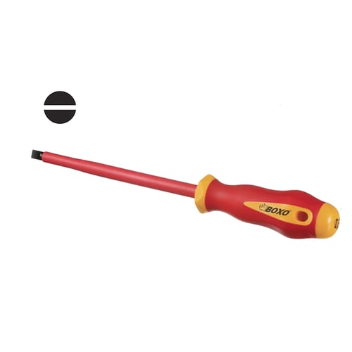 BOXO Insulated Slotted Screwdriver SCW1611-25075V-H 2.5x75mm