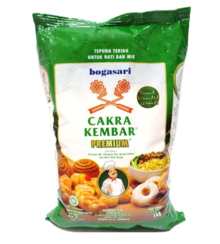 Tepung Terigu Protein Tinggi Cakra Kembar 500 gr repack Flour