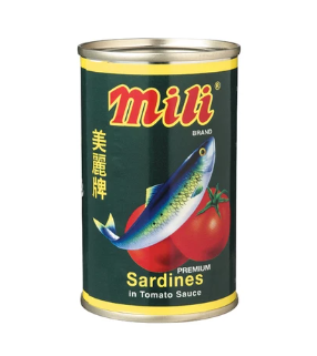 Mili Premium Sardines Tomato Sauce Ikan Sarden Saos Tomat Kalengan