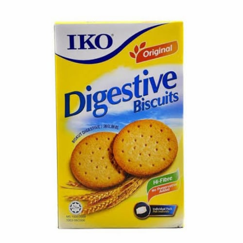IKO Digestive Biscuits 400gr High Fibre/Biskuit Digestive halal/import