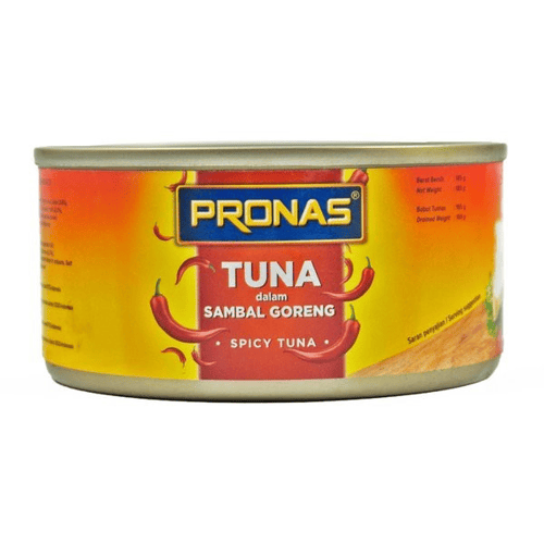 PRONAS Spicy Tuna 185gr - Ikan Tuna Sambal Goreng Kalengan