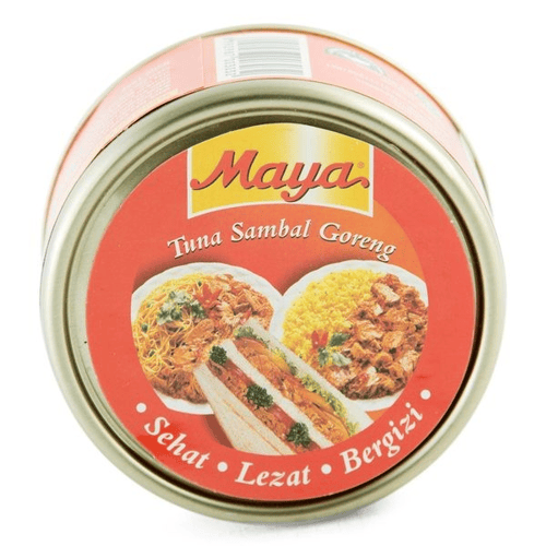 MAYA Fried Chili Sauce Tuna 185gr - Ikan Tuna Sambal Goreng Kalengan