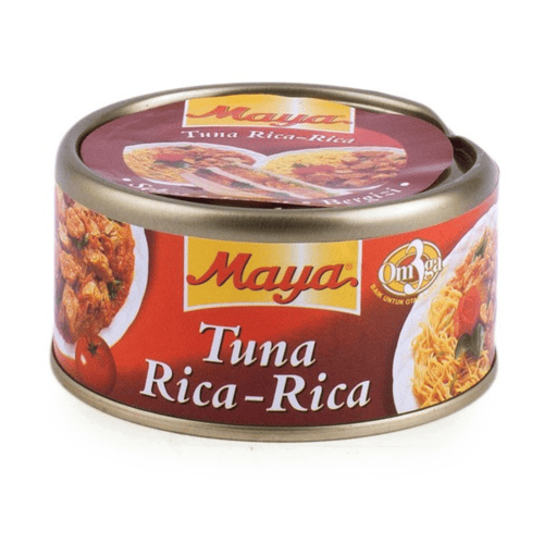 MAYA Tuna Chunks Rica-Rica 185gr - Ikan Tuna Sambal Rica-Rica Kalengan
