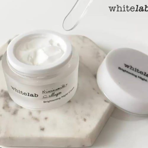 WHITELAB Brightening Night Cream Skincare Moisturizer Pelembab Wajah