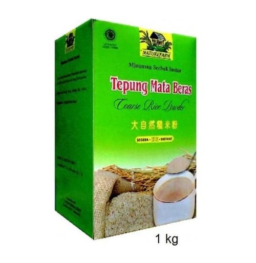 Tepung Mata Beras Original - makanan serat tinggi kemasan 1 kg