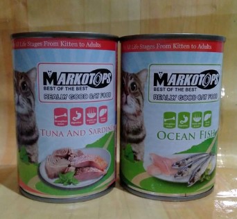 Markotops 400gr Cat Food Can Kalengan Makanan Kucing - Ocean Fish