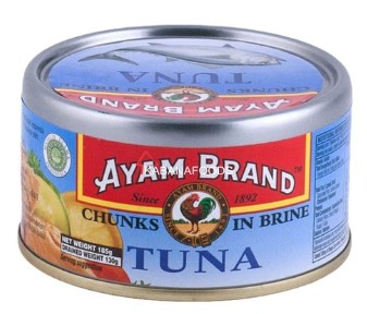 Ikan Tuna Kalengan Dalam Air Garam Ayam Brand Tuna Chunks in Brine
