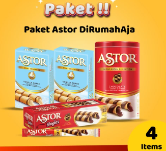 Paket Astor Wafer DiRumahAja