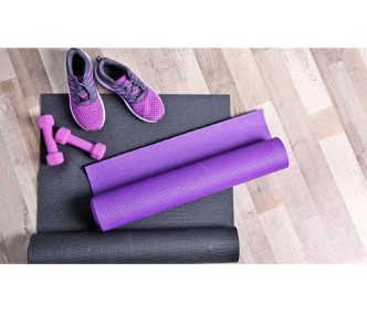 Matras Yoga Tikar Lantai Portable Alas Olahraga 173cm x 61cm x 5