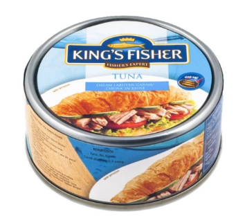 KINGS FISHER Chunks in Brine Tuna 170gr