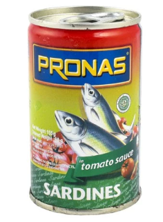 PRONAS Sardines Tomato Sauce 155gr Ikan Sarden Saus Tomat Kalengan