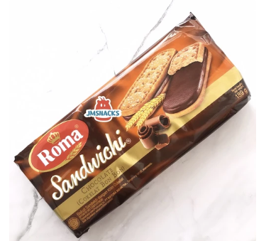 Roma Sandwich Besar 189gr - biskuit roma nikmat diskon - Chocolate