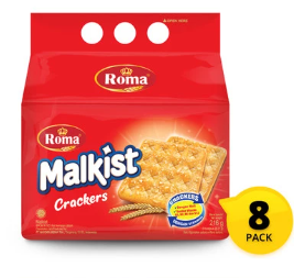 Roma Malkist Crackers 8 Sc 27 Gr
