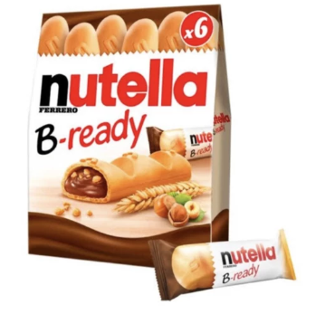 Biskuit Nutella B-Ready Bready Be Ready Pack 132Gr 132 Gr isi 6