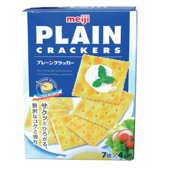 Meiji Plain Crackers 104 g