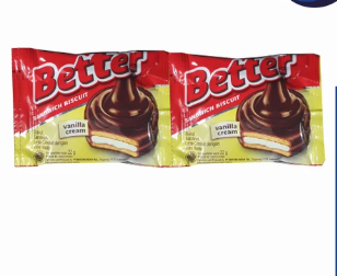 Biskuit Better Vanilla Cream 22gram 22 gram 10 Sachet - SELLER