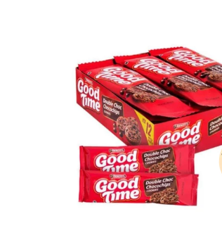 Biskuit Good Time Cookies Box isi 12 pcs - Double Choc