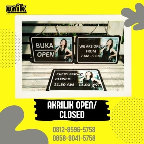 Unik Merchandise Jual Akrilik Sign Akrilik Label Papan Akrilik Papan Signboard Custom