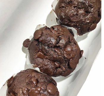 vegan gluten free chocolate muffin