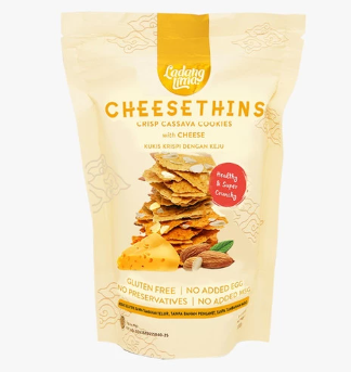 Cheesethins Gluten Free Cookies by Ladang Lima 80gr