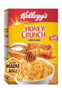 Kelloggs Honey Crunch Corn Flakes Sereal