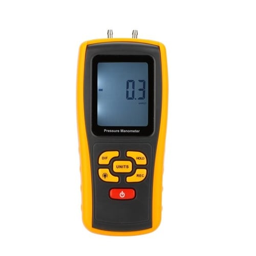 Digital Manometer Air Pressure Meter Alat Ukur Tekanan Udara GM510